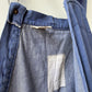 Vintage Patched Painters Workwear Dungarees Chalk Blue