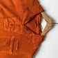 Vintage Artist Smock Pullover Top Burnt Orange 3/4 Sleeve