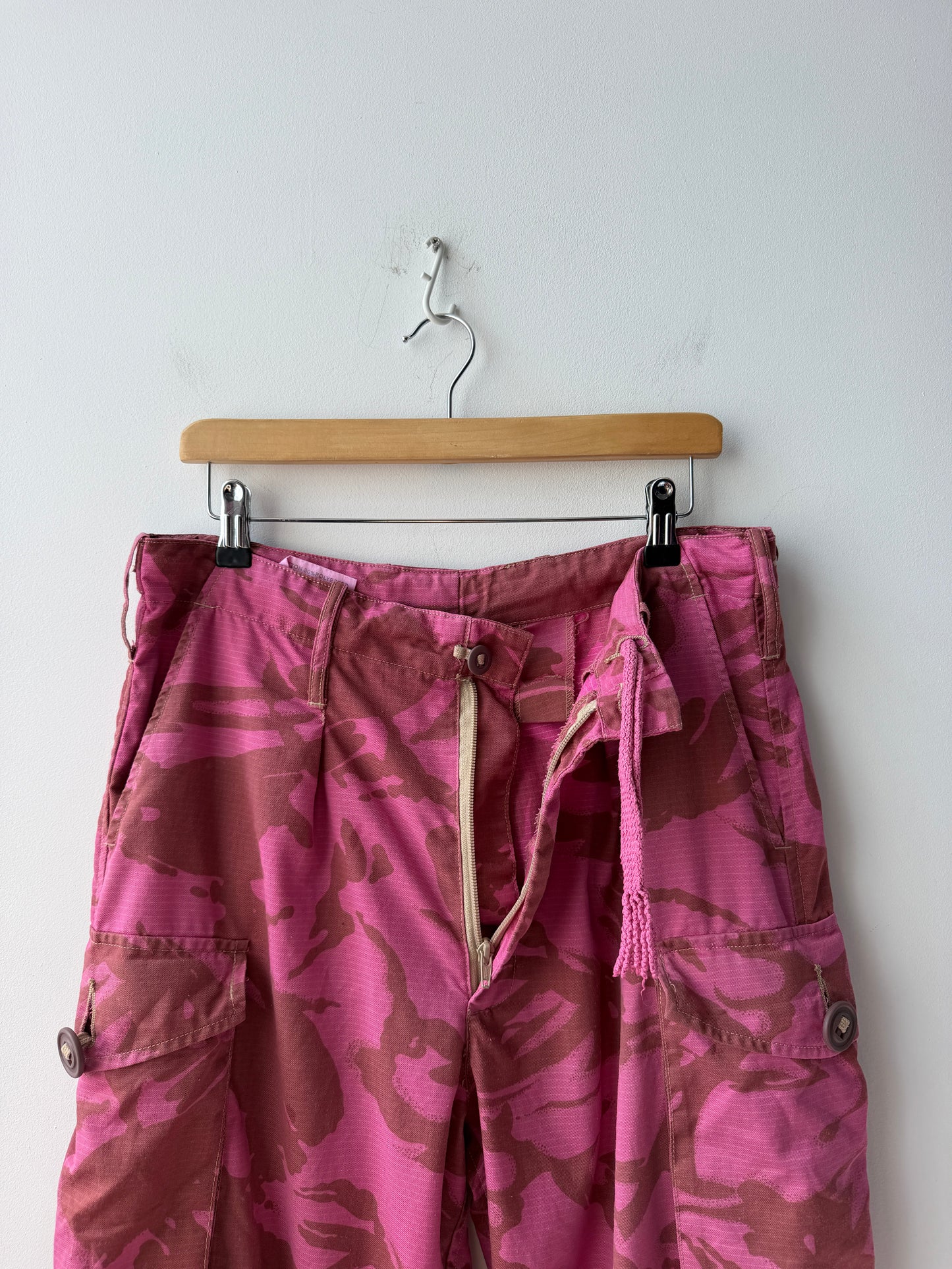 Fuchsia Pink British Camo Pants