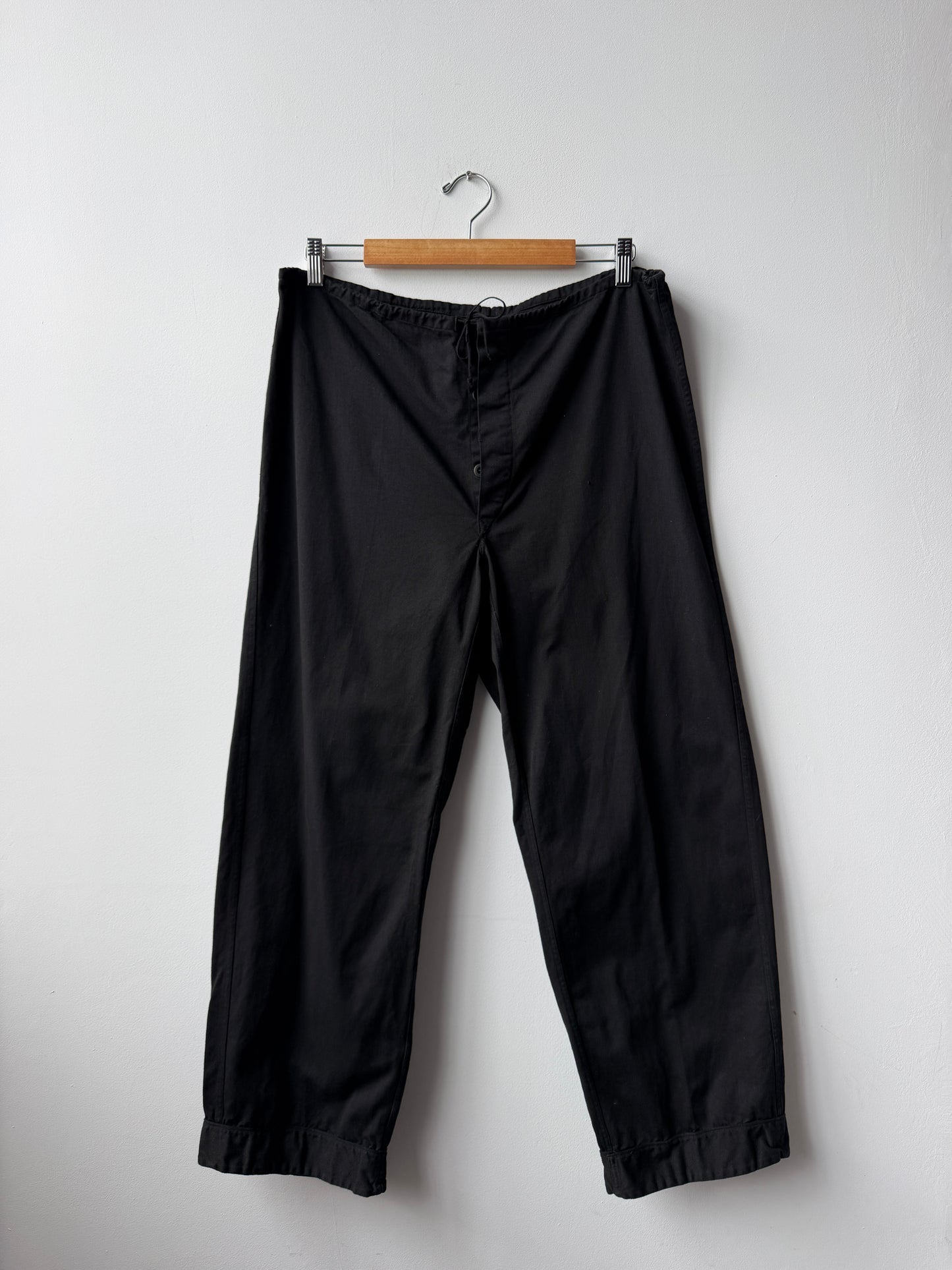 Vintage Charcoal Black Workwear Pants