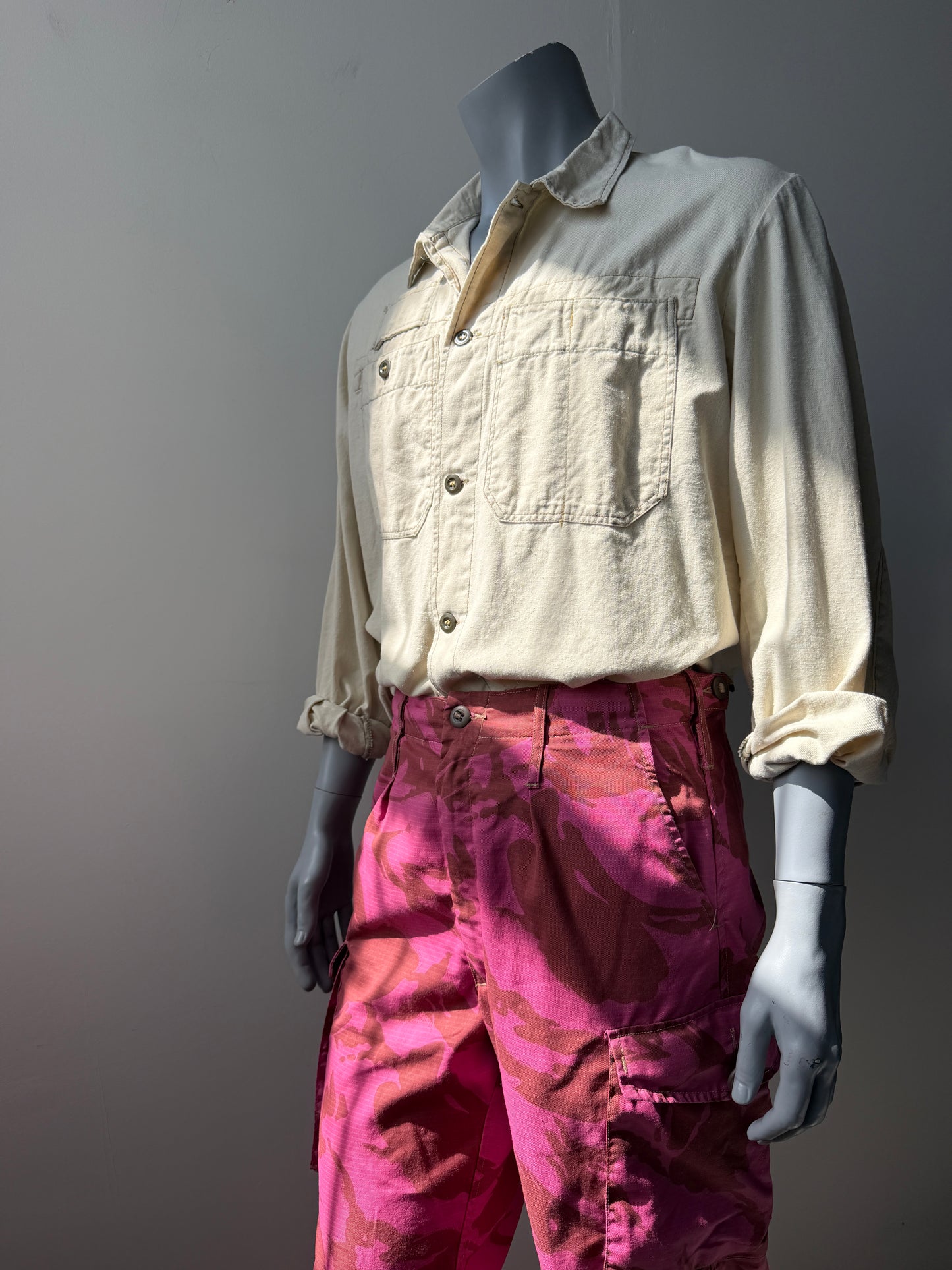 Fuchsia Pink British Camo Pants