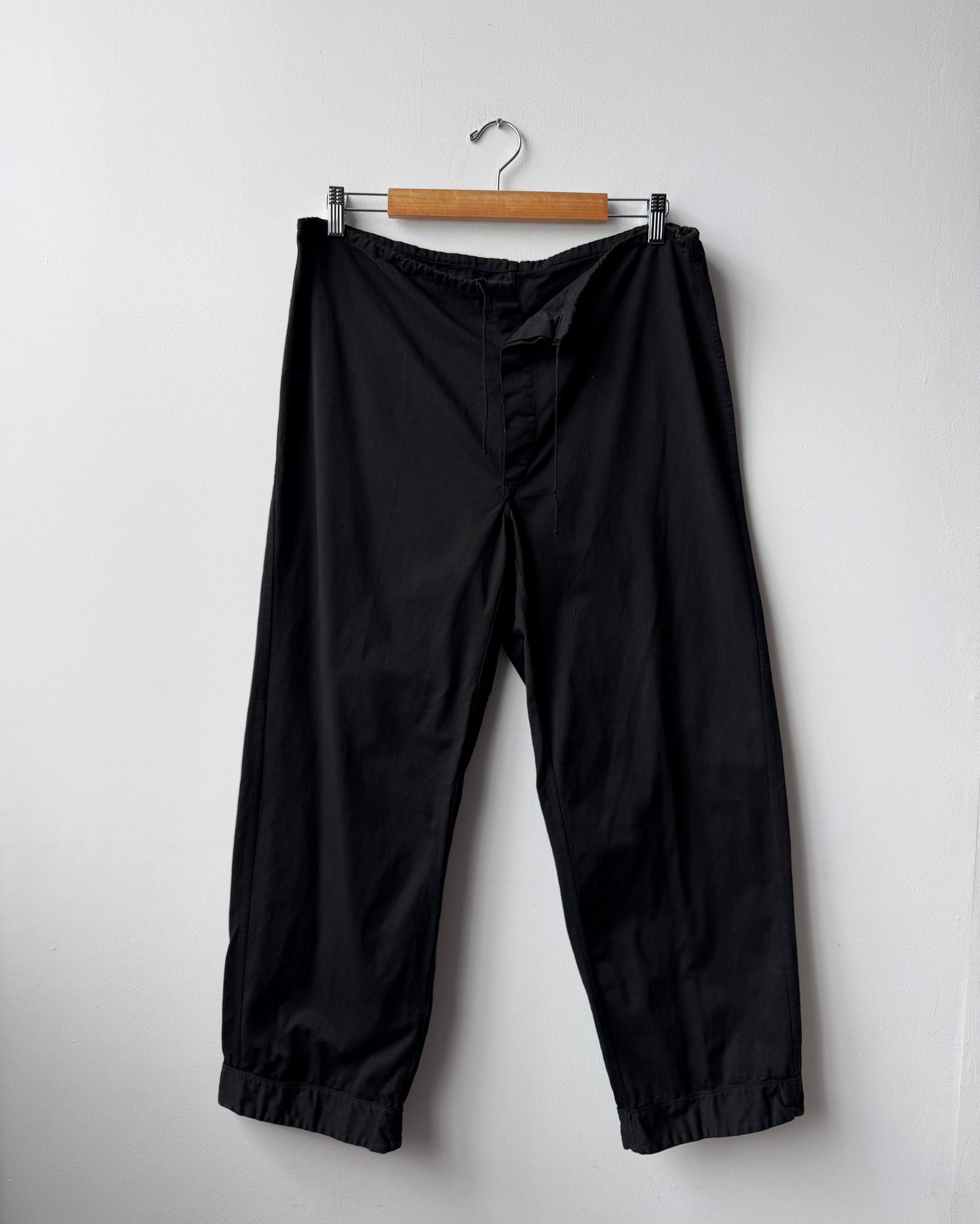 Vintage Charcoal Black Workwear Pants
