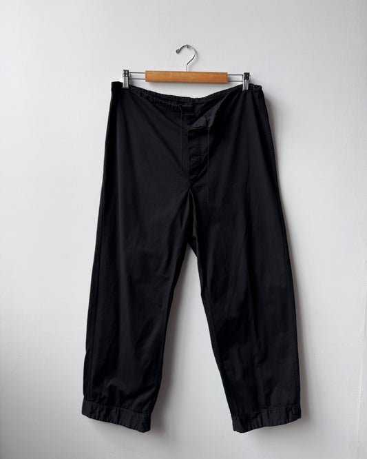 Vintage Charcoal Black Workwear Pants