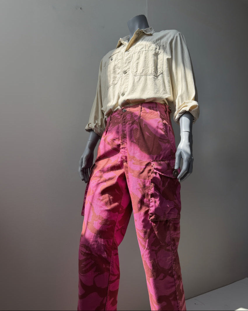 Fuchsia Pink British Camo Pants