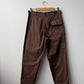 Vintage Brown Workwear Pants Double Button