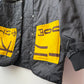 Vintage Black Liner Reworked Japanese Yellow Pockets