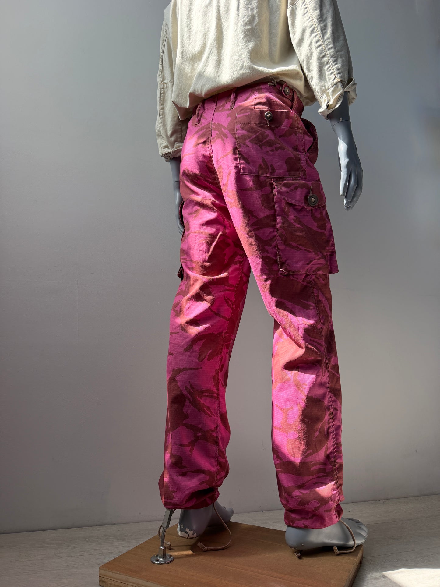 Fuchsia Pink British Camo Pants