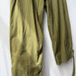 Vintage Cotton Drawstring Army Green Military Pants