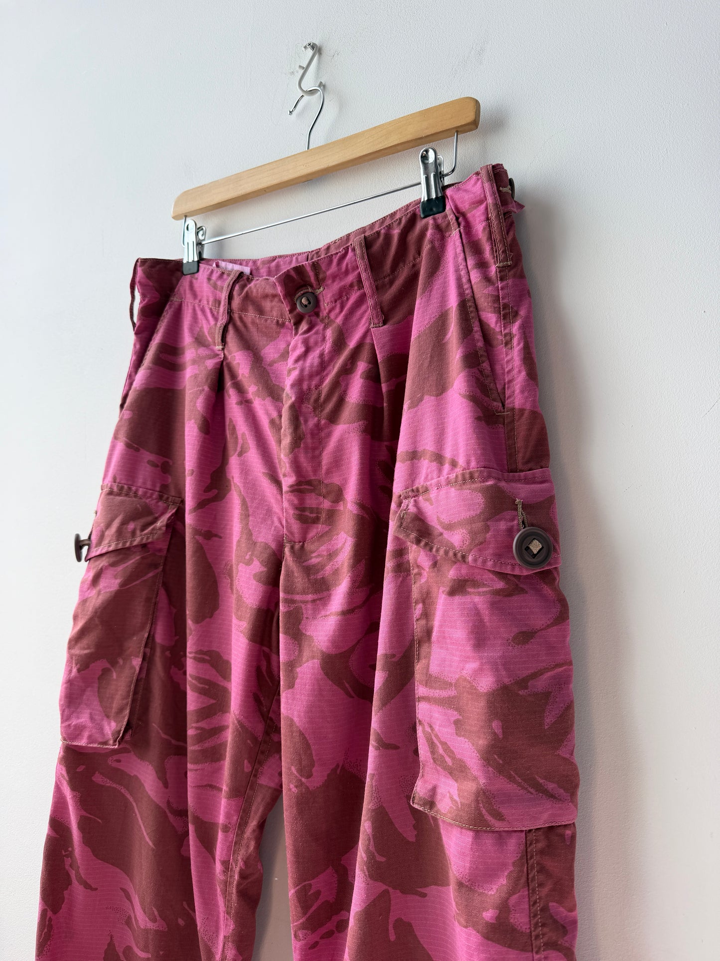 Fuchsia Pink British Camo Pants