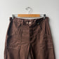 Vintage Brown Workwear Pants Double Button