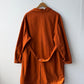 Vintage Duster Shop Coat Workwear Jacket Burnt Orange