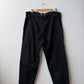 Vintage 80s Black Herringbone Czech Workwear Pants
