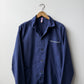 Vintage French Chore Jacket Reworked Contrast White Stitch