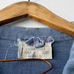 Vintage Repaired Workwear Jumpsuit Blue