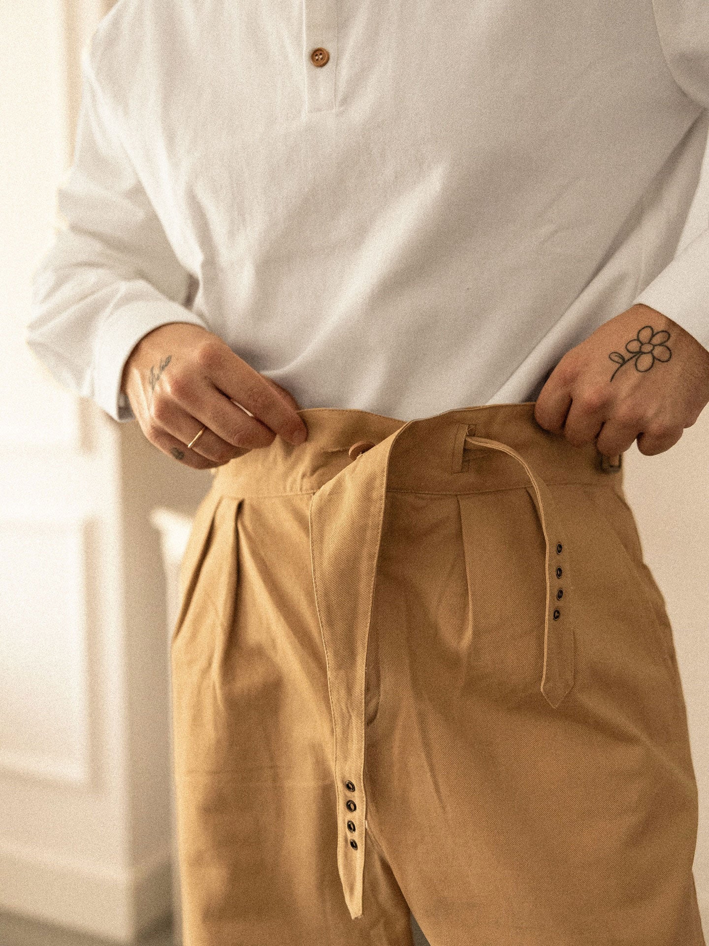 High Waisted Gurkha Pants