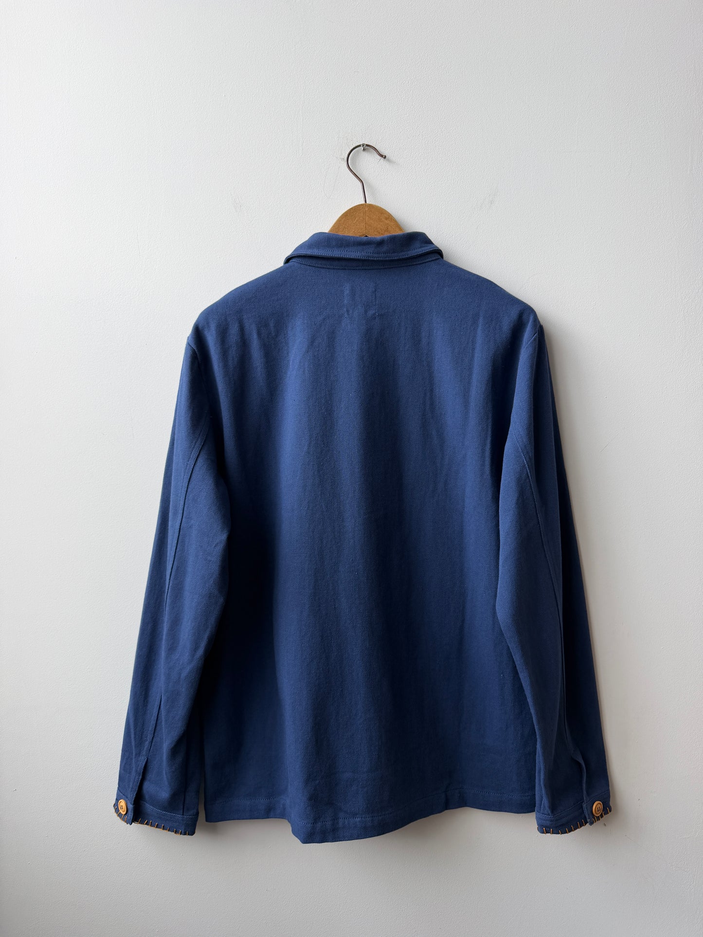 WOLF Reworked Chore Jacket Contrast Blanket Stitch - Large