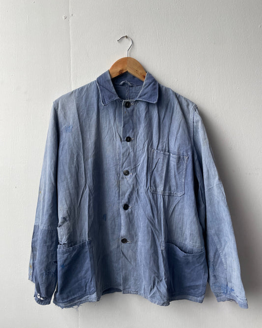 Vintage Distressed Sashiko Patched Jacket