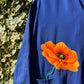 Vintage Embroidered Poppy French Chore Jacket