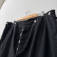 Vintage 80s Black Herringbone Czech Workwear Pants