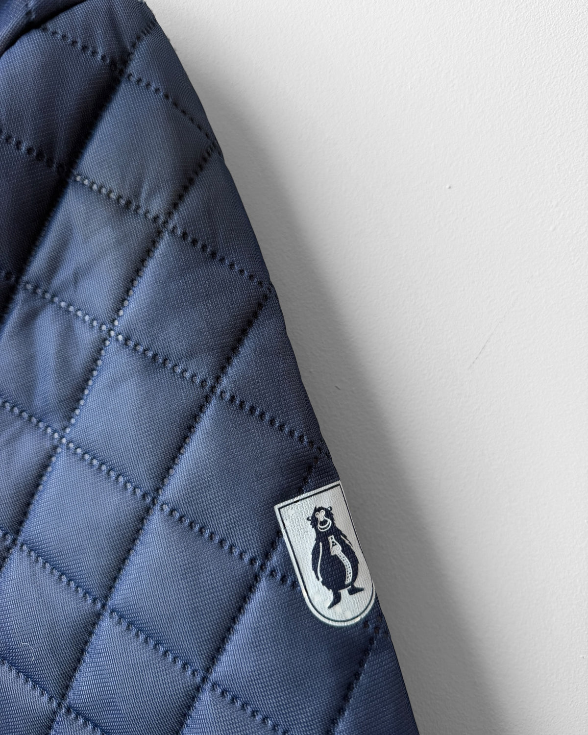 Vintage Workwear Quilted Jacket Liner Navy