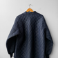 Vintage Workwear Quilted Jacket Liner Navy