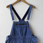 Vintage Patched Painters Workwear Dungarees Chalk Blue