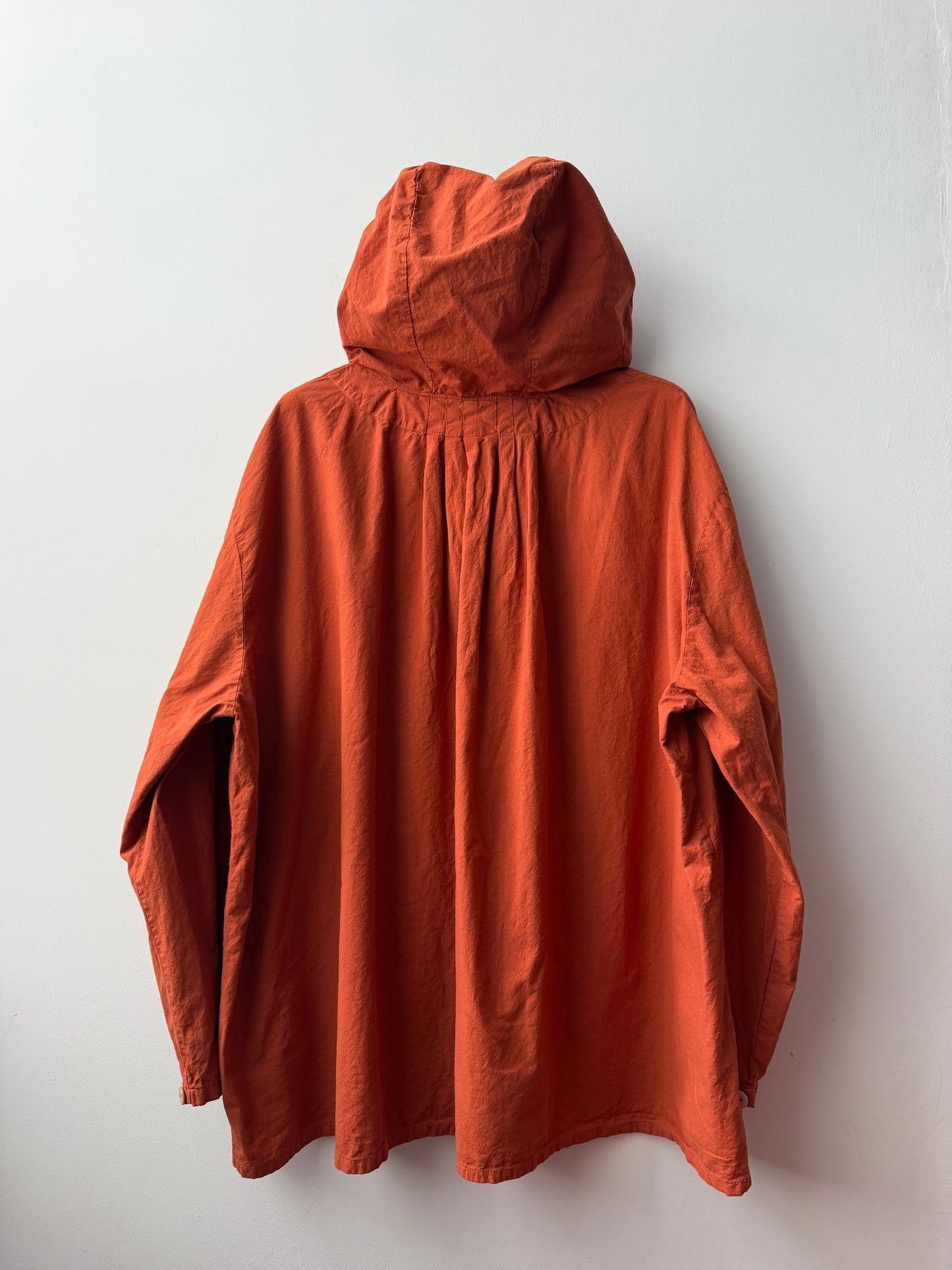 Vintage 1997s Orange Overhead Italian Smock Jacket
