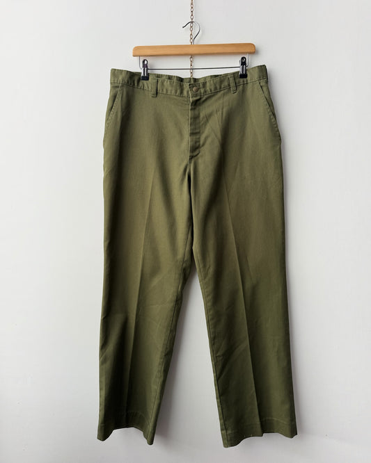 Vintage 80s Boy Scouts Of America  Expedition Pants Khaki Green - 36