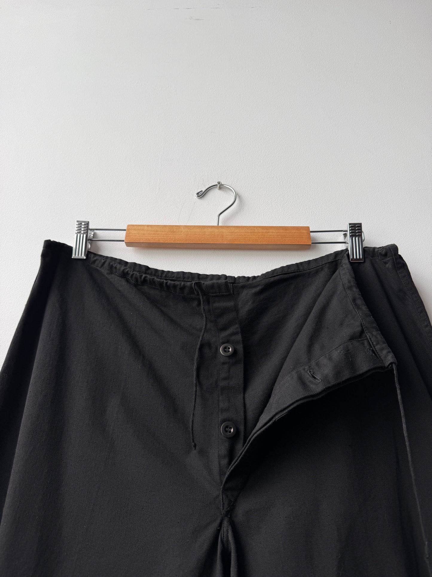 Vintage Charcoal Black Workwear Pants