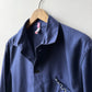 Vintage French Chore Jacket Reworked Contrast White Stitch