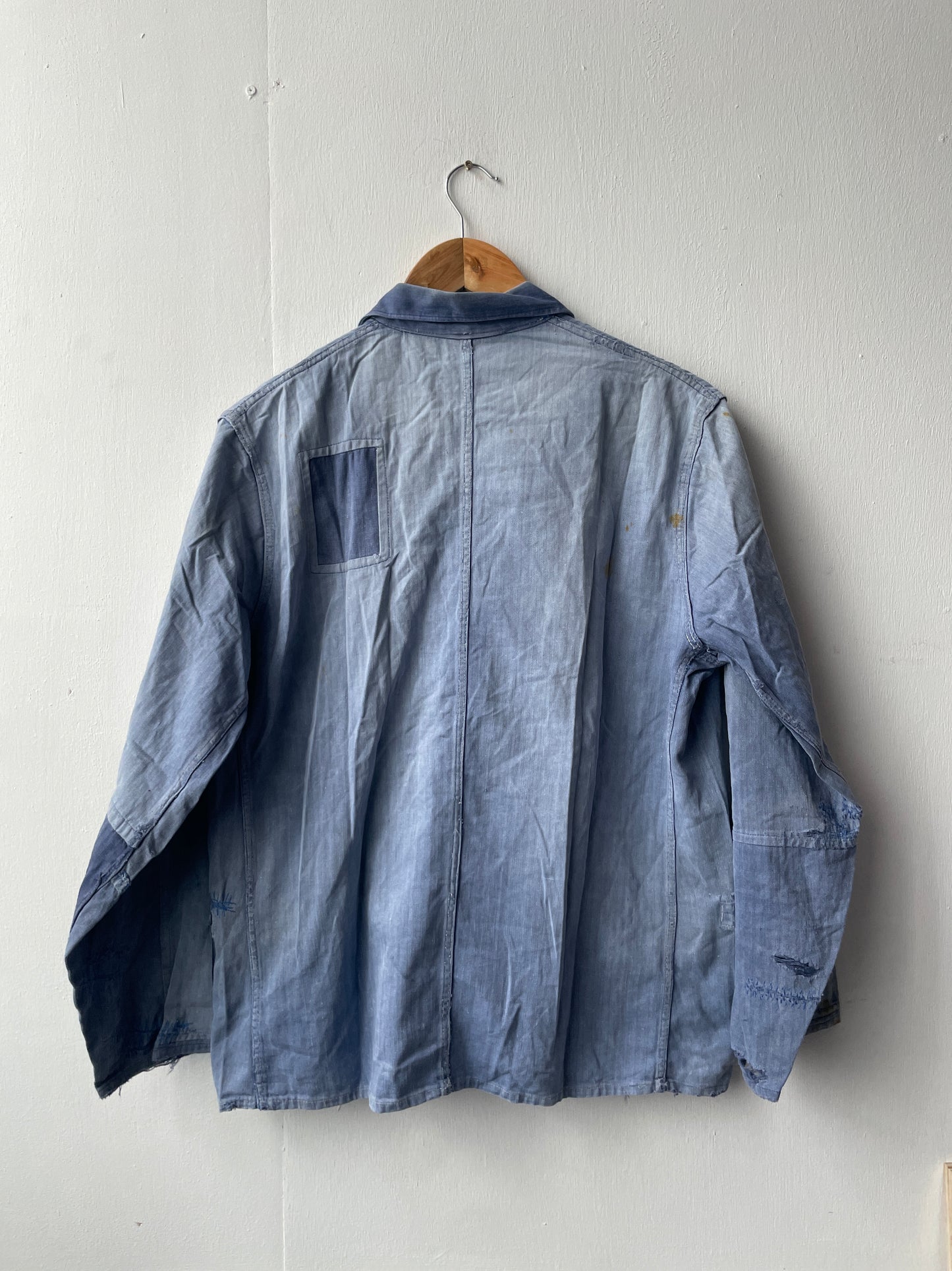 Vintage Distressed Sashiko Patched Jacket