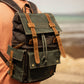 WOLF Waxed Cotton Large Rucksack