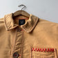 WOLF Moleskin Jacket Reworked Chore Jacket Red Stitch - Medium/Large