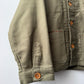 WOLF Reworked Chore Jacket Contrast Red Stitch Moss Green 2XL