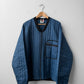 Vintage Workwear Quilted Jacket Liner Navy