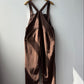 Brown French Workwear Dungarees