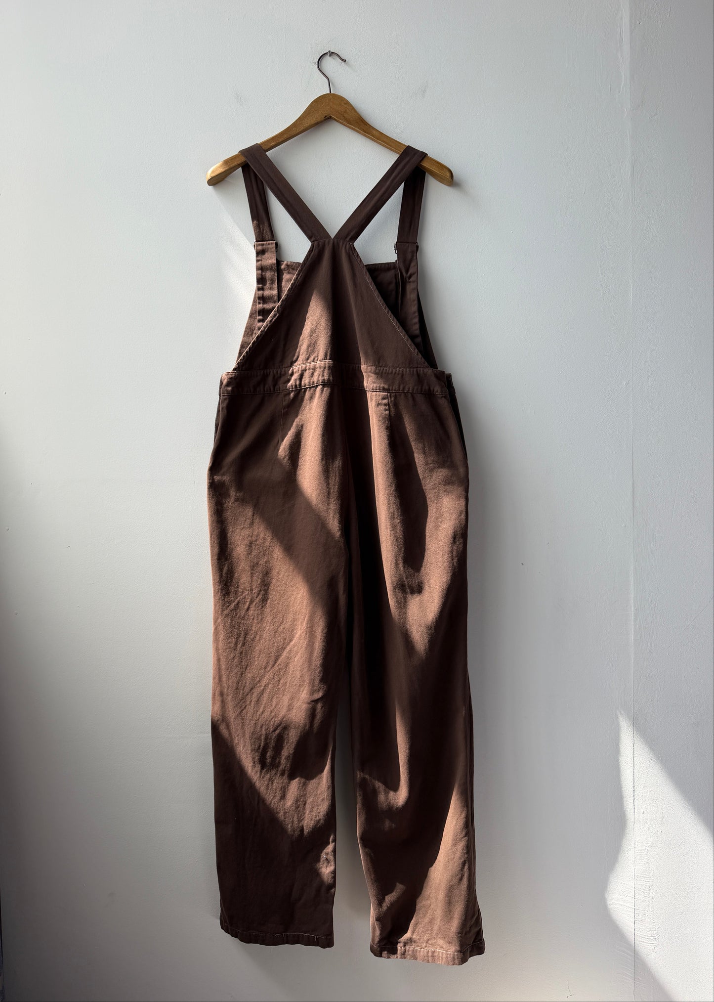 Brown French Workwear Dungarees