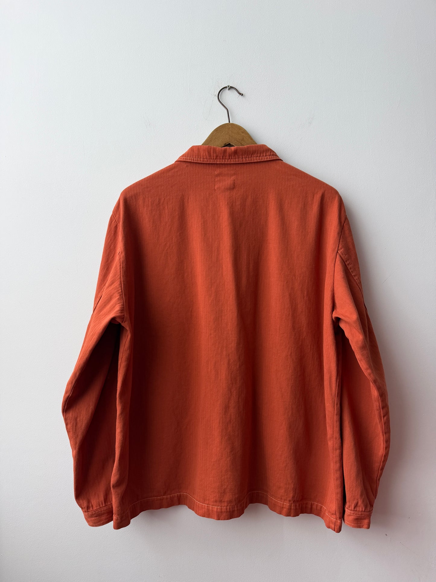 Herringbone Burnt Orange Chore Jacket