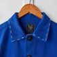 Contrast Stitch Reworked WOLF Chore Jacket Bugatti Blue - XS