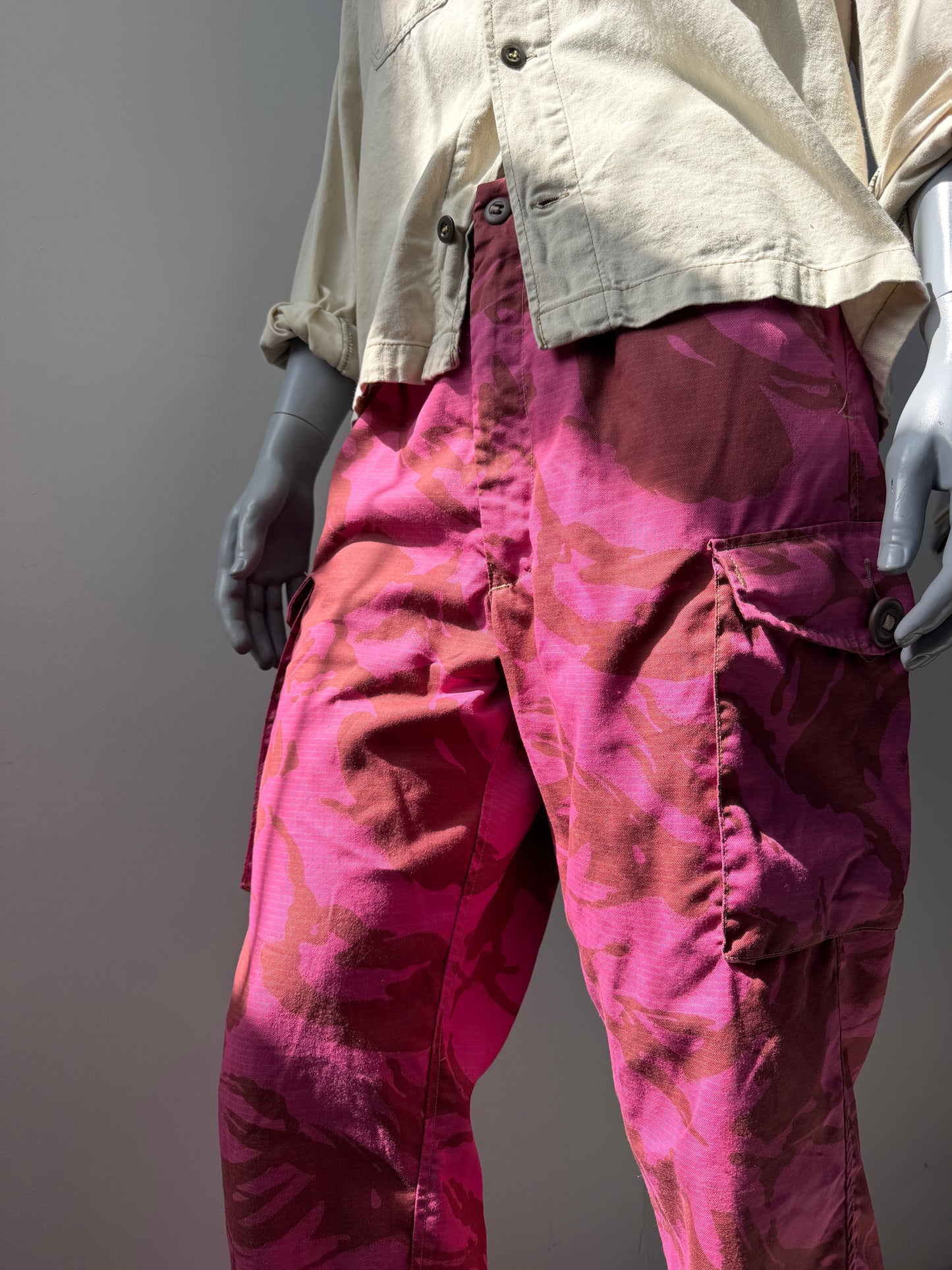 Fuchsia Pink British Camo Pants