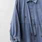 Vintage Repaired Workwear Jumpsuit Blue