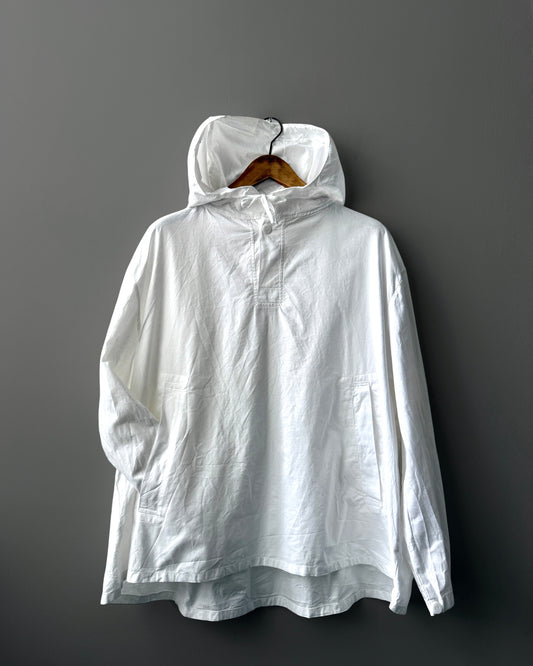 Vintage 1990s White Overhead Smock Jacket White