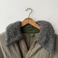Vintage Cotton 1960s Parka Liner Khaki