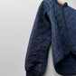 Vintage Workwear Quilted Jacket Liner Navy
