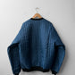 Vintage Workwear Quilted Jacket Liner Navy