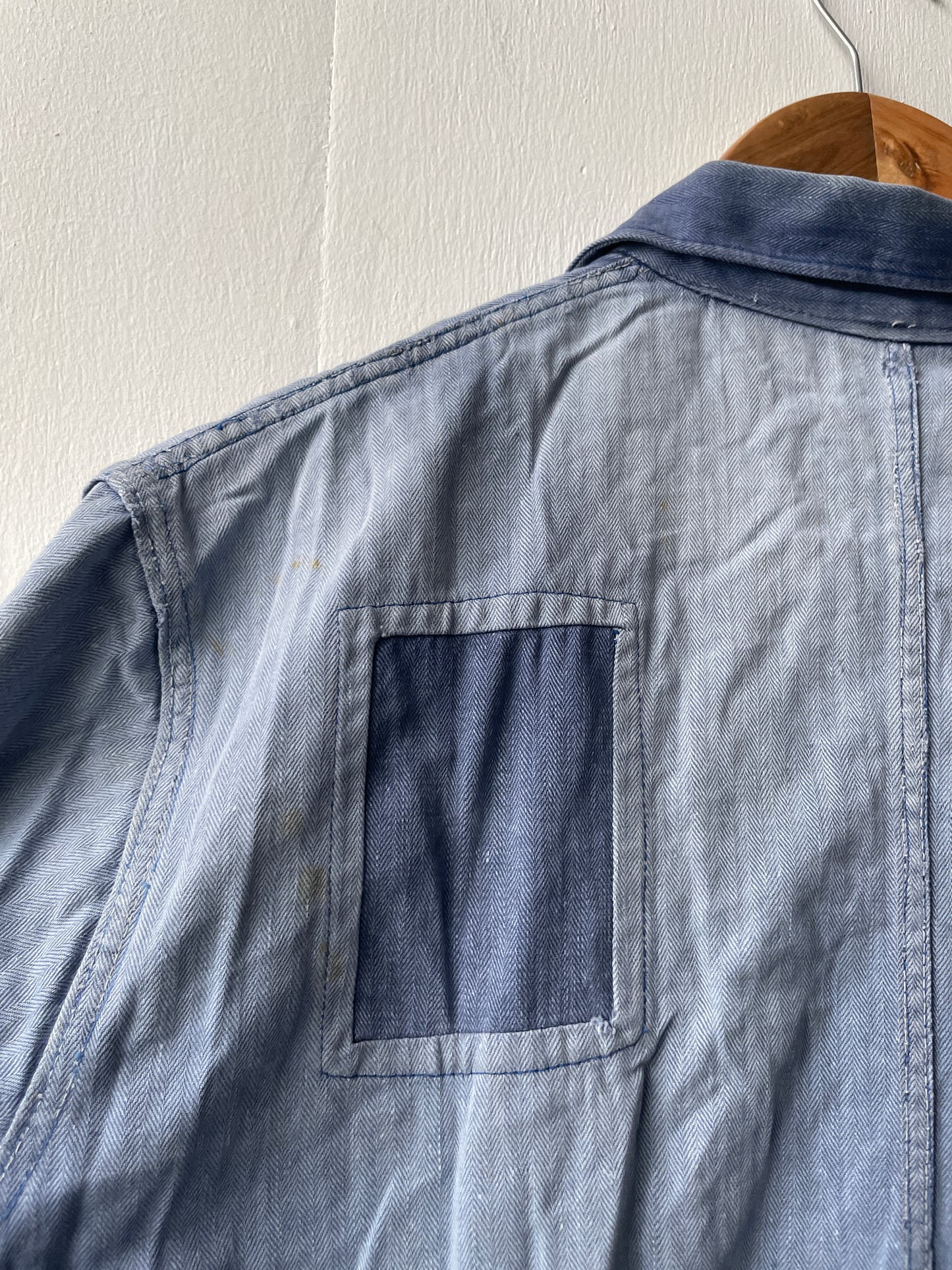 Vintage Distressed Sashiko Patched Jacket