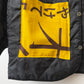 Vintage Black Liner Reworked Japanese Yellow Pockets