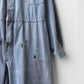 Vintage Repaired Workwear Jumpsuit Blue