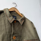 WOLF Reworked Chore Jacket Contrast Red Stitch Moss Green 2XL