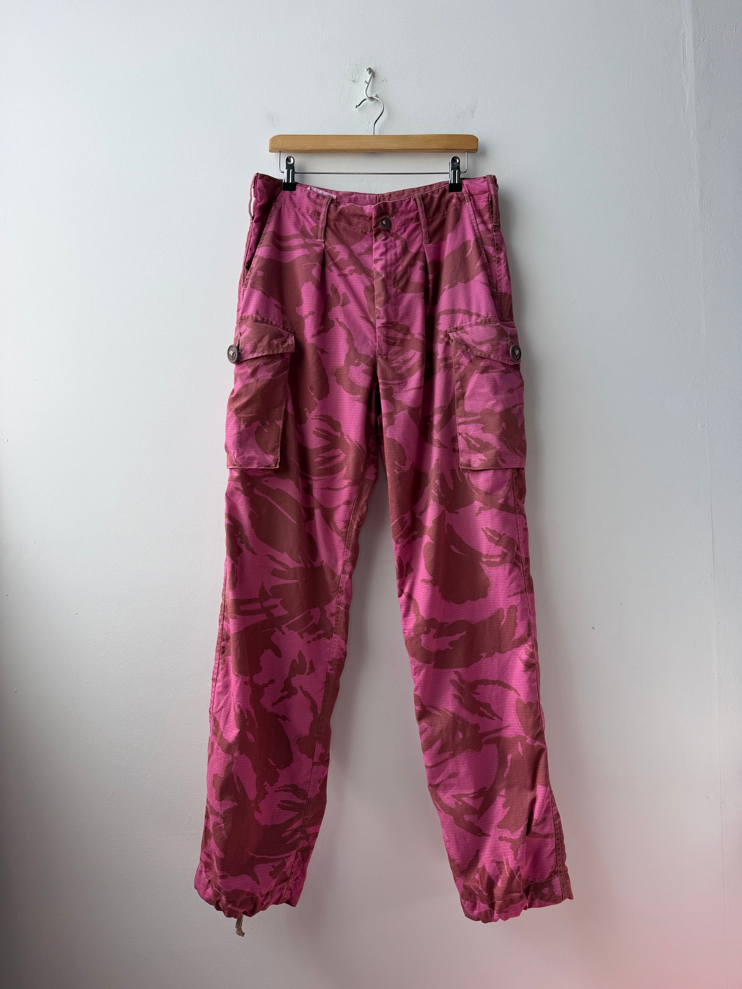 Fuchsia Pink British Camo Pants